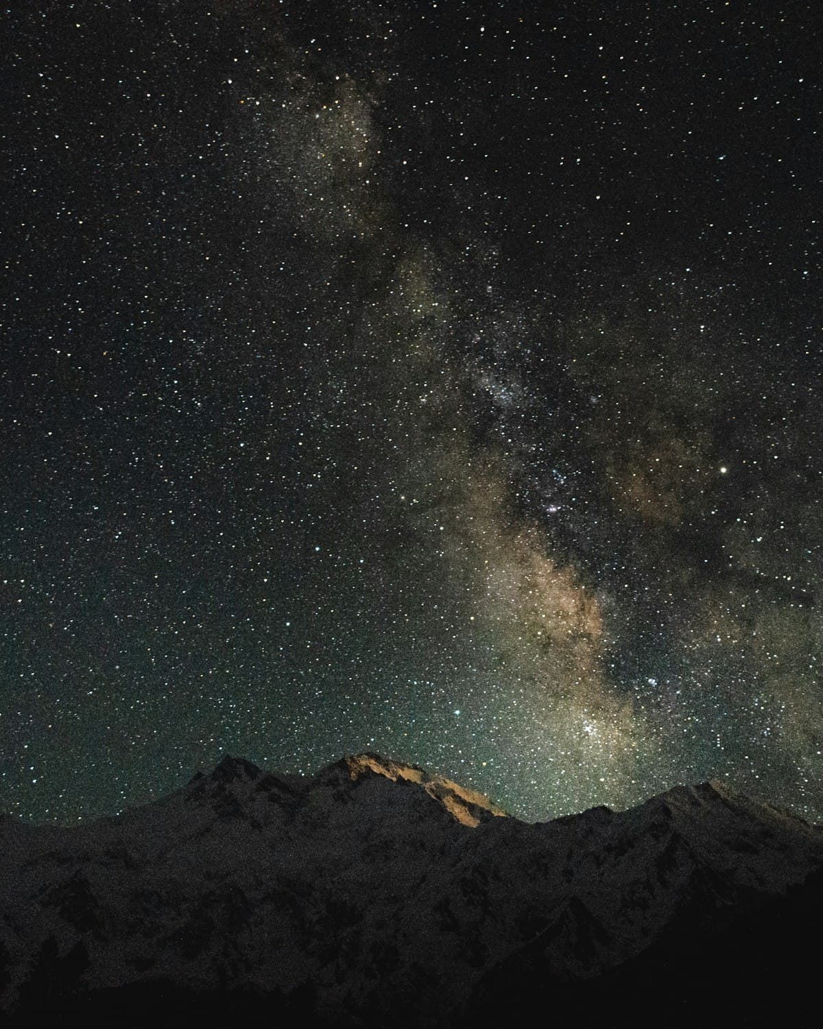 Nanga Parbat under the night sky, Gilgit-Baltistan